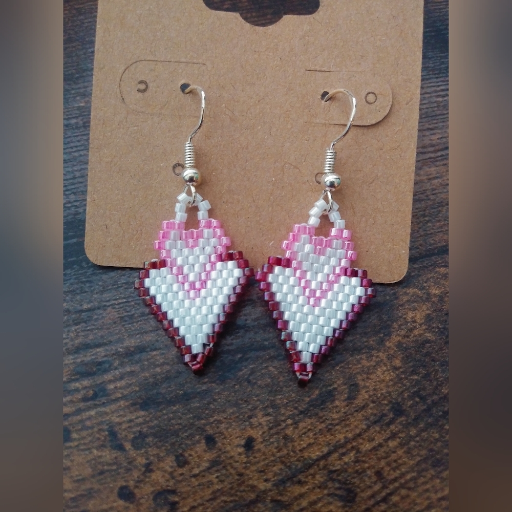 Handmade Valentine's Day Earrings